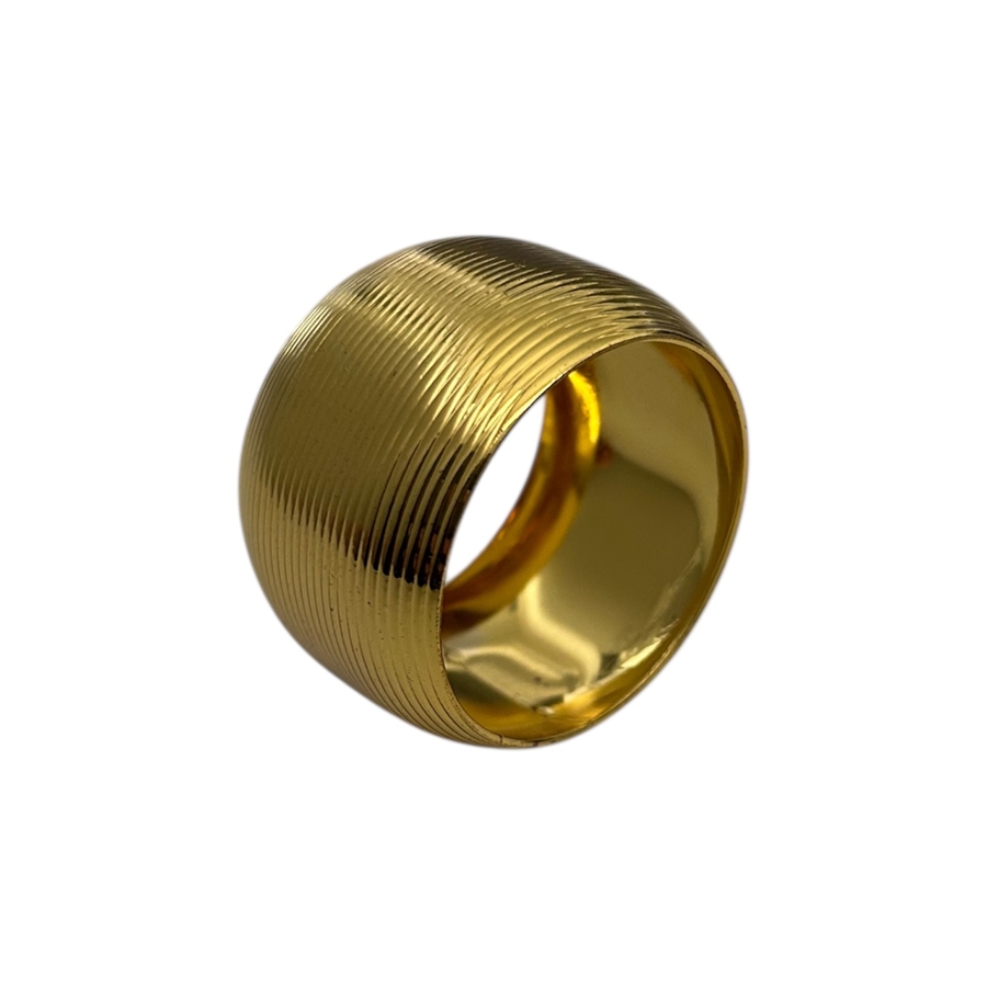 Obrączka na serwetkę złoty ring